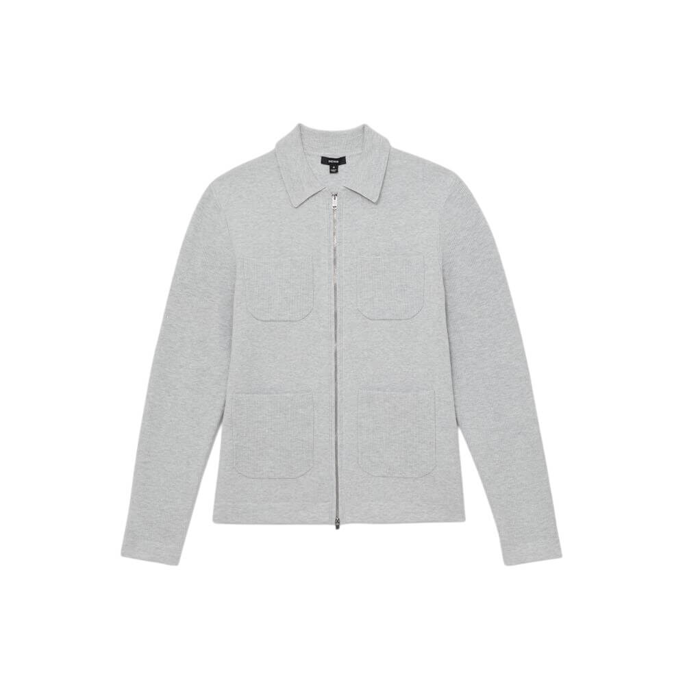 REISS Roberto Four-Pocket Zip-Through Cardigan
